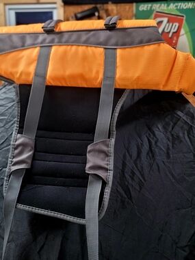 K9 Orange and Gray Floatation Vest